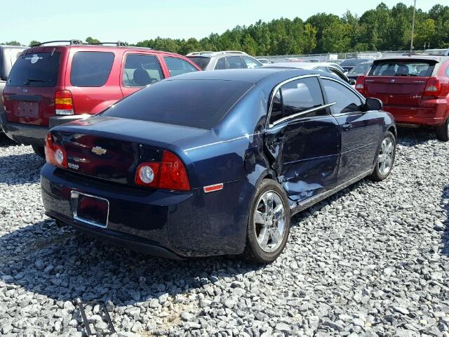 1G1ZC5E04AF131640 - 2010 CHEVROLET MALIBU BLUE photo 4