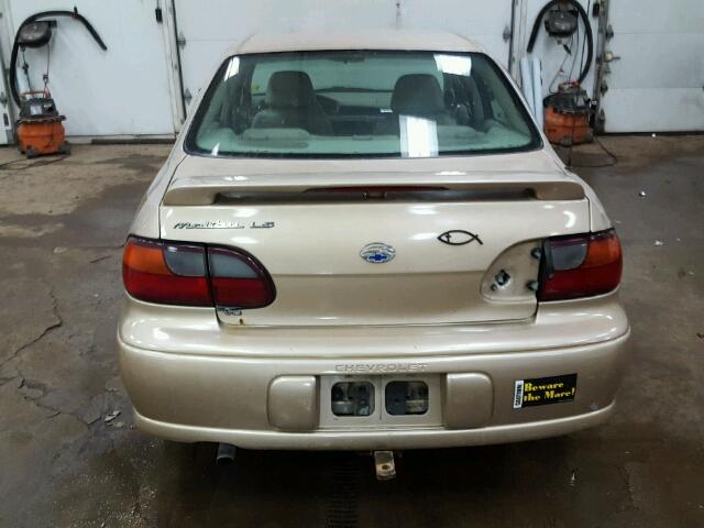 1G1NE52J516137095 - 2001 CHEVROLET MALIBU LS თაფლისფერი ფოტო 10