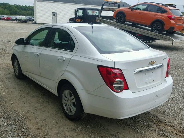 1G1JC5SH7C4146736 - 2012 CHEVROLET SONIC LT WHITE photo 3