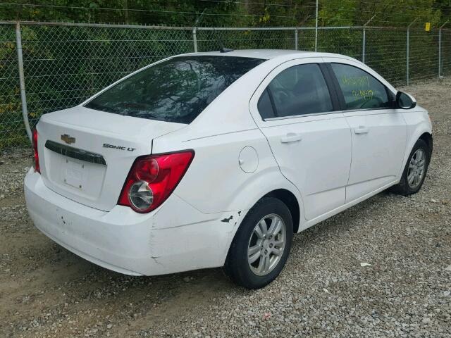 1G1JC5SH7C4146736 - 2012 CHEVROLET SONIC LT WHITE photo 4