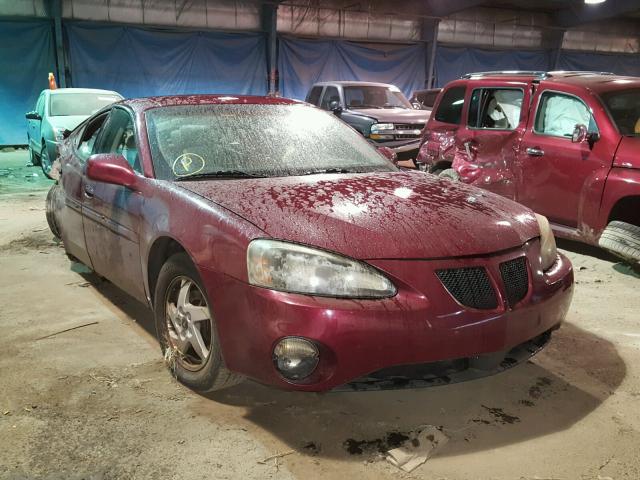 2G2WP522841348547 - 2004 PONTIAC GRAND PRIX Темно-червоний фото 1