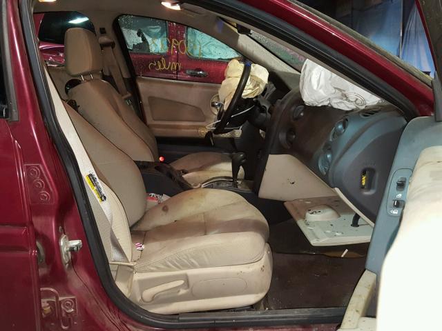 2G2WP522841348547 - 2004 PONTIAC GRAND PRIX Темно-червоний фото 5