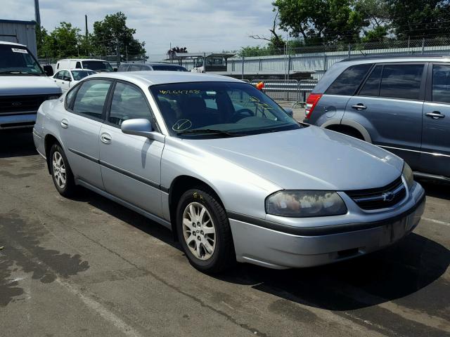 2G1WF55E719253908 - 2001 CHEVROLET IMPALA SILVER photo 1