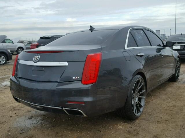 1G6AU5S83E0179847 - 2014 CADILLAC CTS BLACK photo 4