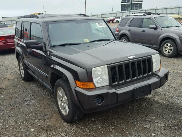 1J8HG48K76C237614 - 2006 JEEP COMMANDER GRAY photo 1