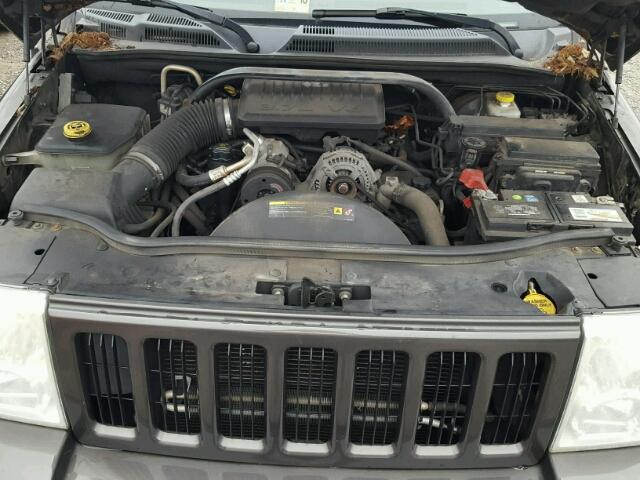 1J8HG48K76C237614 - 2006 JEEP COMMANDER GRAY photo 7