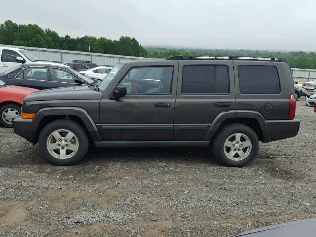 1J8HG48K76C237614 - 2006 JEEP COMMANDER GRAY photo 9