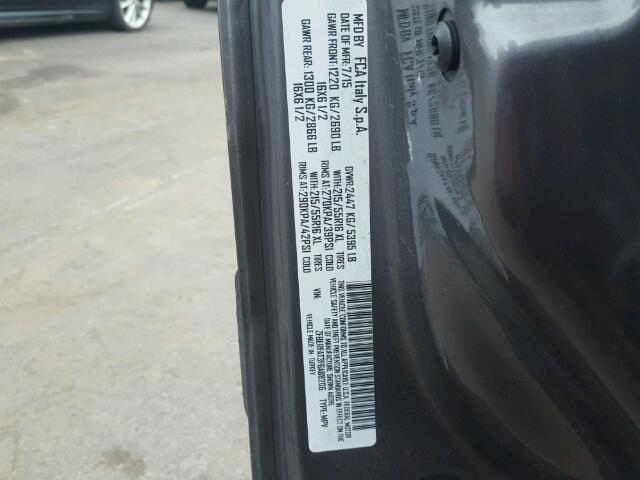 ZFBERFAT3F6A88206 - 2015 RAM PROMASTER CHARCOAL photo 10