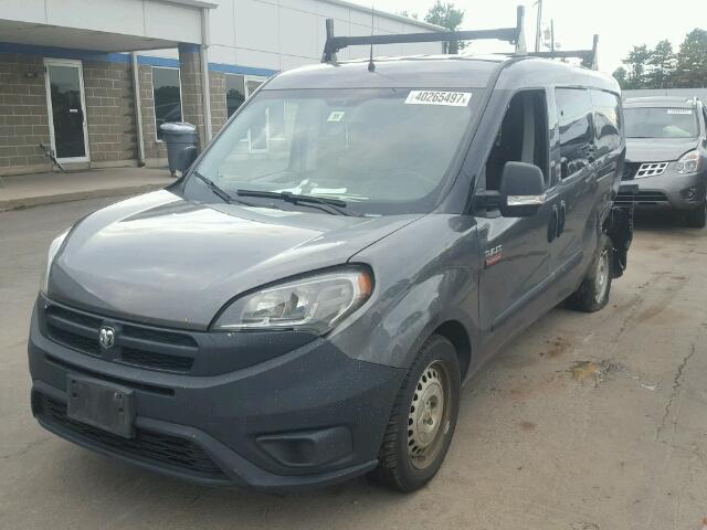 ZFBERFAT3F6A88206 - 2015 RAM PROMASTER CHARCOAL photo 2