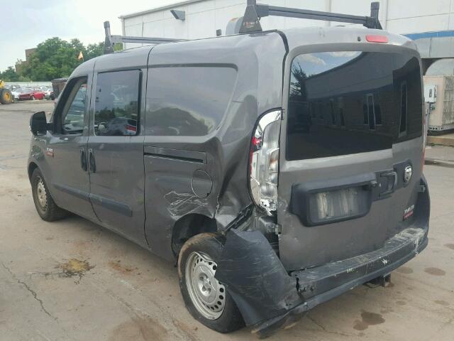 ZFBERFAT3F6A88206 - 2015 RAM PROMASTER CHARCOAL photo 3