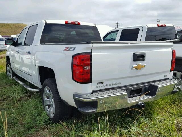 3GCUKSEC6EG350908 - 2014 CHEVROLET SILVERADO WHITE photo 3