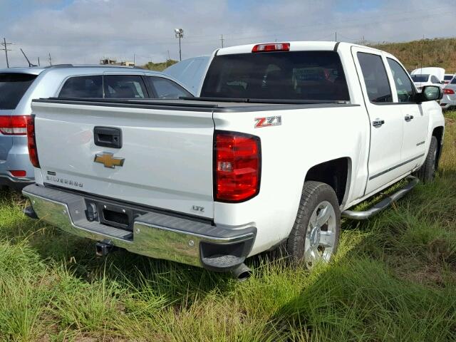 3GCUKSEC6EG350908 - 2014 CHEVROLET SILVERADO WHITE photo 4