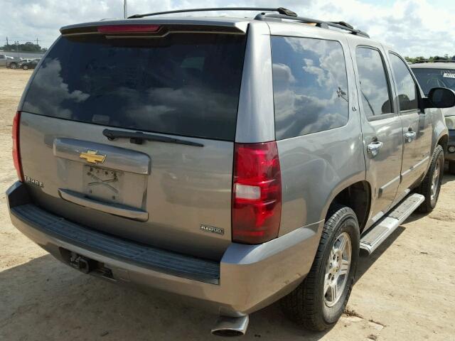 1GNFC13057R365564 - 2007 CHEVROLET TAHOE C150 GRAY photo 4