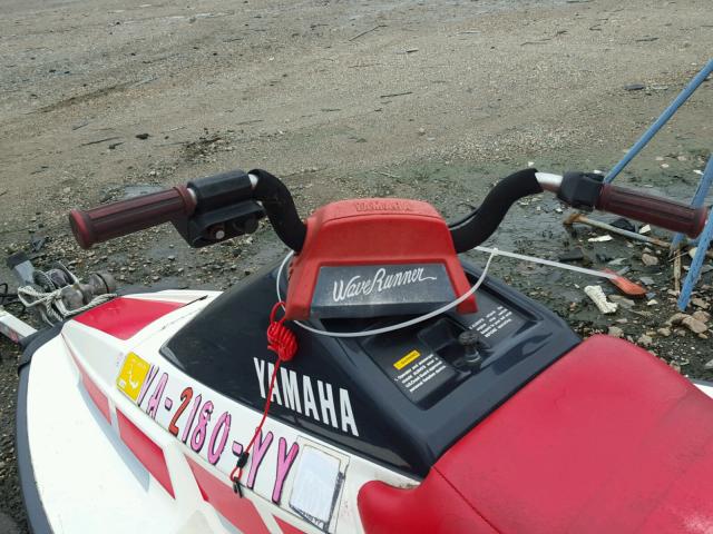 YAM03983F889 - 1989 YAMAHA MARINE/TRL RED photo 5