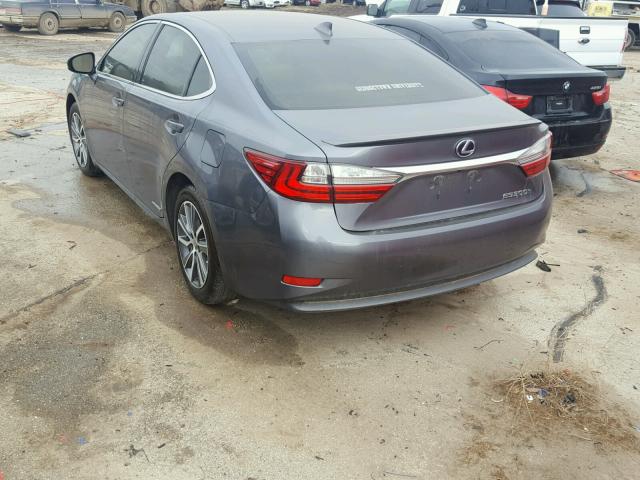 JTHBW1GG1G2115171 - 2016 LEXUS ES GRAY photo 3