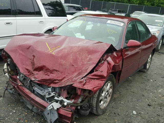 1G3WS52H6YF343182 - 2000 OLDSMOBILE INTRIGUE G RED photo 2