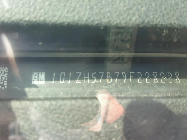 1G1ZH57B79F228228 - 2009 CHEVROLET MALIBU 1LT 白色 照片 10