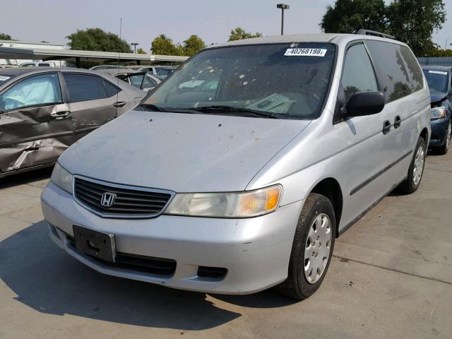 2HKRL18561H521765 - 2001 HONDA ODYSSEY LX SILVER photo 2