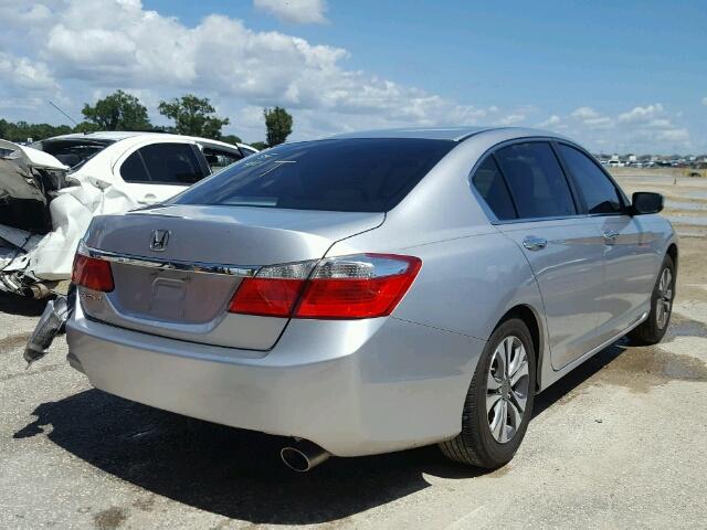 1HGCR2F32DA097798 - 2013 HONDA ACCORD SILVER photo 4