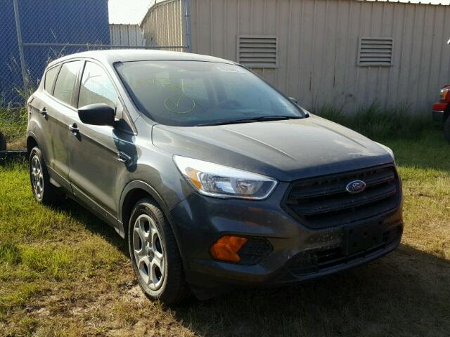 1FMCU0F75HUA60989 - 2017 FORD ESCAPE S GRAY photo 1