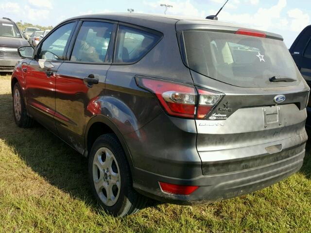 1FMCU0F75HUA60989 - 2017 FORD ESCAPE S GRAY photo 3