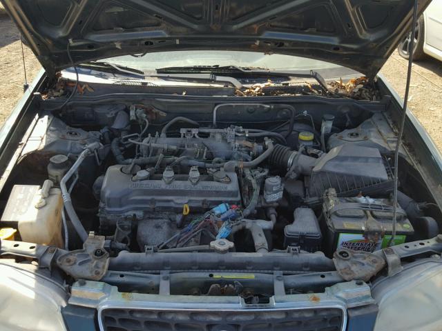 3N1CB51D9YL353070 - 2000 NISSAN SENTRA BAS GREEN photo 7