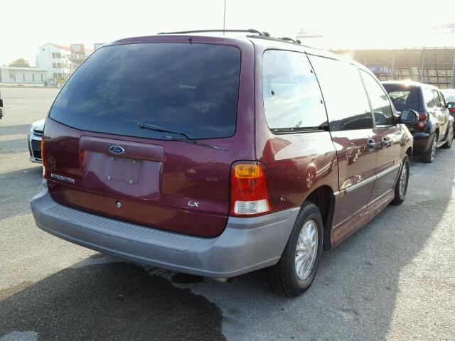 2FMZA5146XBA88723 - 1999 FORD WINDSTAR L MAROON photo 4