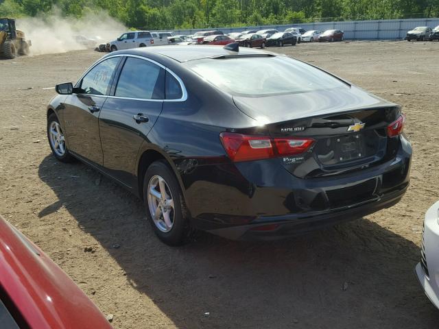 1G1ZB5ST1GF347908 - 2016 CHEVROLET MALIBU LS შავი ფოტო 3