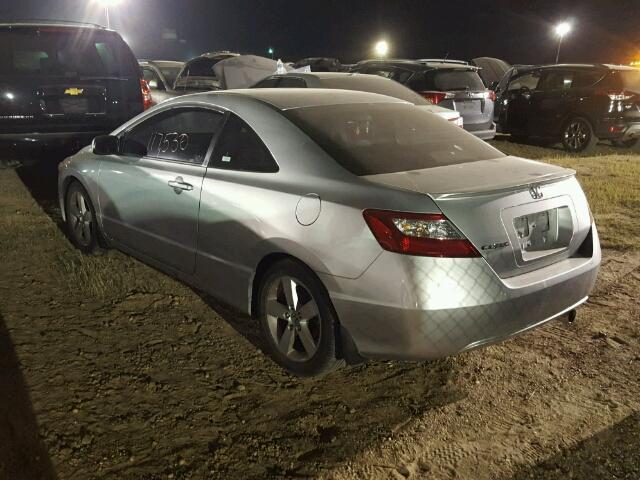 2HGFG12968H558239 - 2008 HONDA CIVIC EXL SILVER photo 3