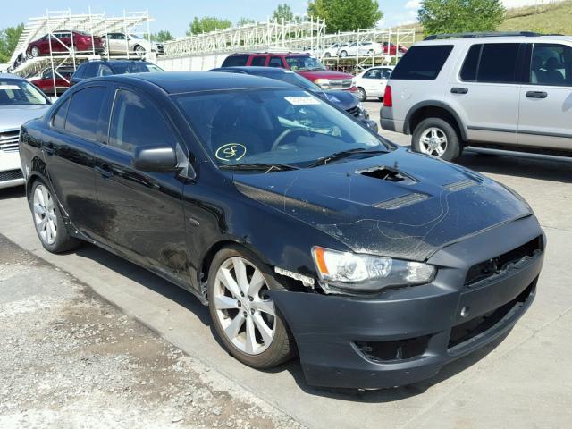 JA32U8FW3CU013666 - 2012 MITSUBISHI LANCER GT BLACK photo 1