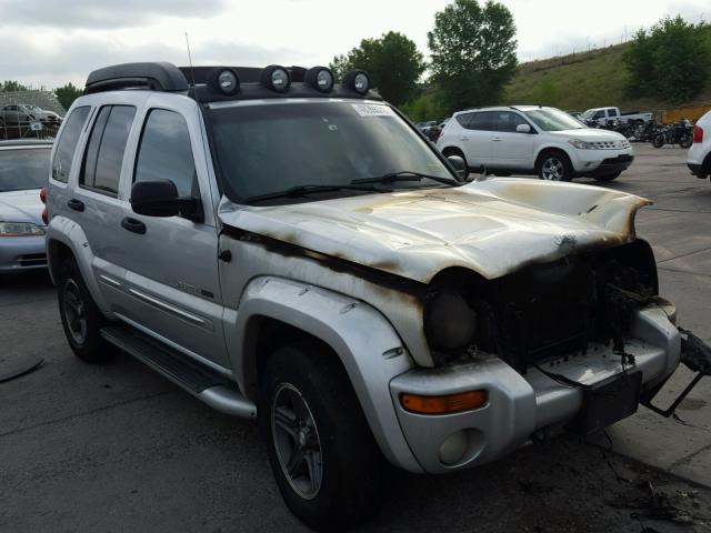 1J8GL38K83W660911 - 2003 JEEP LIBERTY RE SILVER photo 1