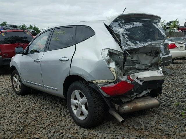 JN8AS5MV8DW601438 - 2013 NISSAN ROGUE S SILVER photo 3