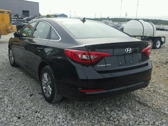 5NPE24AF6GH302027 - 2016 HYUNDAI SONATA SE BLACK photo 3