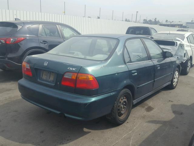 2HGEJ661XYH583322 - 2000 HONDA CIVIC BASE Yaşıl foto 4