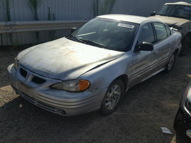 1G2NF52E21M546033 - 2001 PONTIAC GRAND AM S 灰色 照片 2