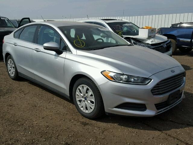 3FA6P0G77DR298356 - 2013 FORD FUSION SILVER photo 1