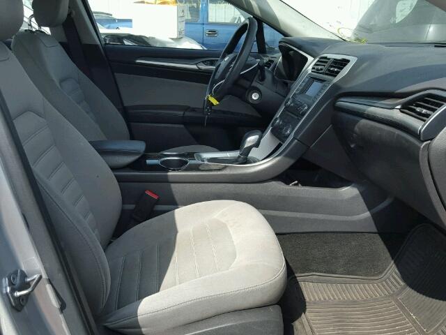 3FA6P0G77DR298356 - 2013 FORD FUSION SILVER photo 5