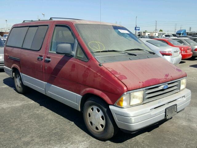 1FMDA31X2TZC07447 - 1996 FORD AEROSTAR RED photo 1