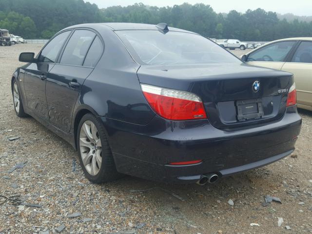 WBANW13528CZ83529 - 2008 BMW 535 I BLUE photo 3