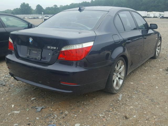 WBANW13528CZ83529 - 2008 BMW 535 I BLUE photo 4