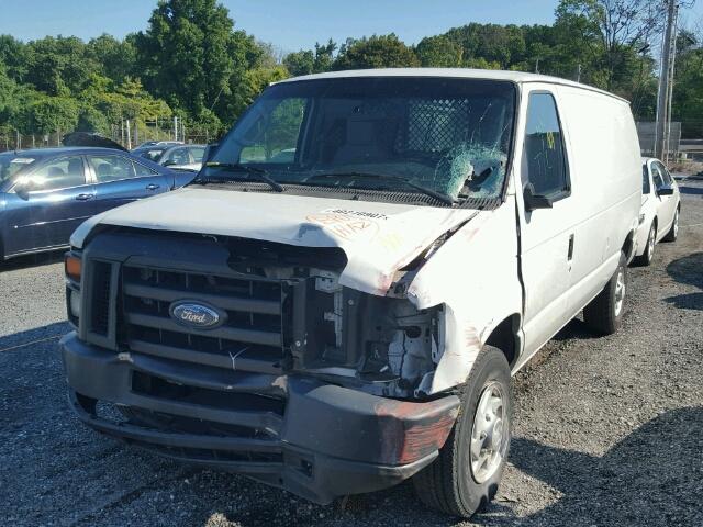 1FTNE2EW7ADA63316 - 2010 FORD ECONOLINE WHITE photo 2