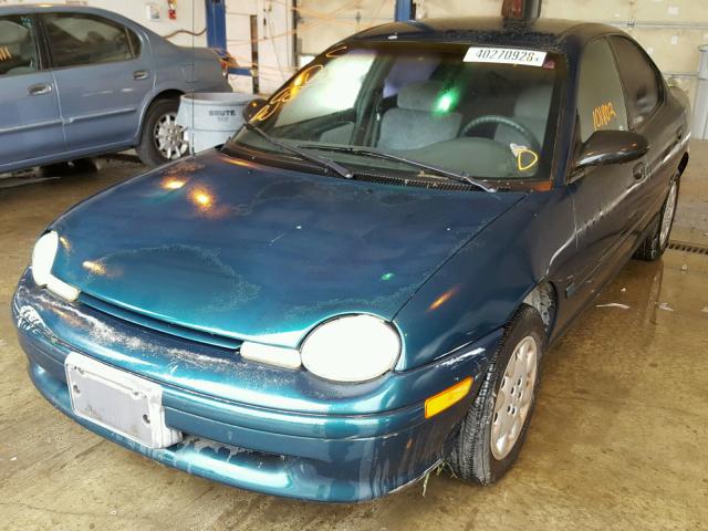 1B3ES47C5VD208917 - 1997 DODGE NEON HIGHL GREEN photo 2