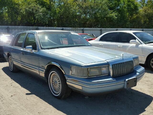 1LNLM81W9PY653968 - 1993 LINCOLN TOWN CAR E BLUE photo 1