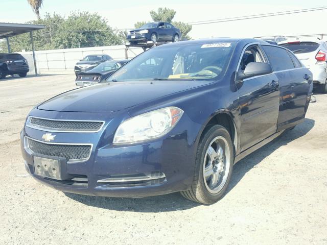 1G1ZG57B19F124725 - 2009 CHEVROLET MALIBU LS ლურჯი ფოტო 2