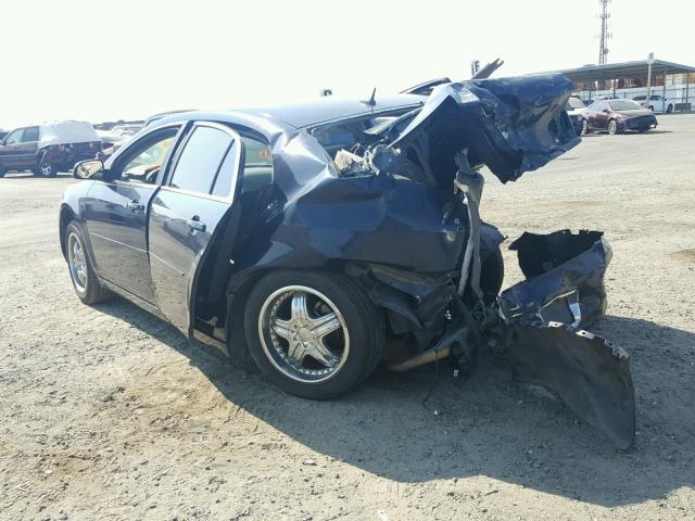 1G1ZG57B19F124725 - 2009 CHEVROLET MALIBU LS ლურჯი ფოტო 3