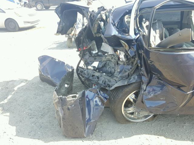 1G1ZG57B19F124725 - 2009 CHEVROLET MALIBU LS ლურჯი ფოტო 9