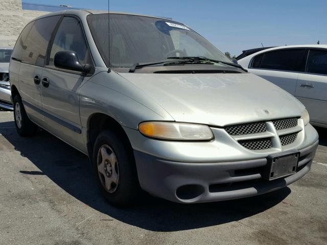 2B4GP25R3YR799560 - 2000 DODGE CARAVAN GREEN photo 1