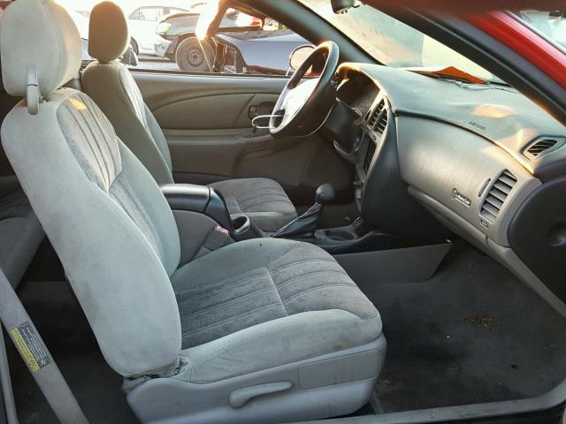 2G1WW12EX59105108 - 2005 CHEVROLET MONTE CARL 红色 照片 5