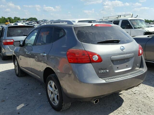 JN8AS5MTXAW027418 - 2010 NISSAN ROGUE S/SL SILVER photo 3