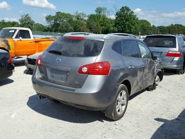 JN8AS5MTXAW027418 - 2010 NISSAN ROGUE S/SL SILVER photo 4